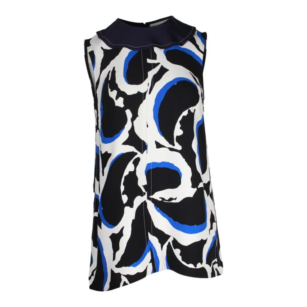 Marni Printed Sleeveless Top in Multicolor Viscose